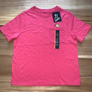 Art Class Boys Red Pizza Graphic School Everyday Wear Casual T-Shirt Size Small